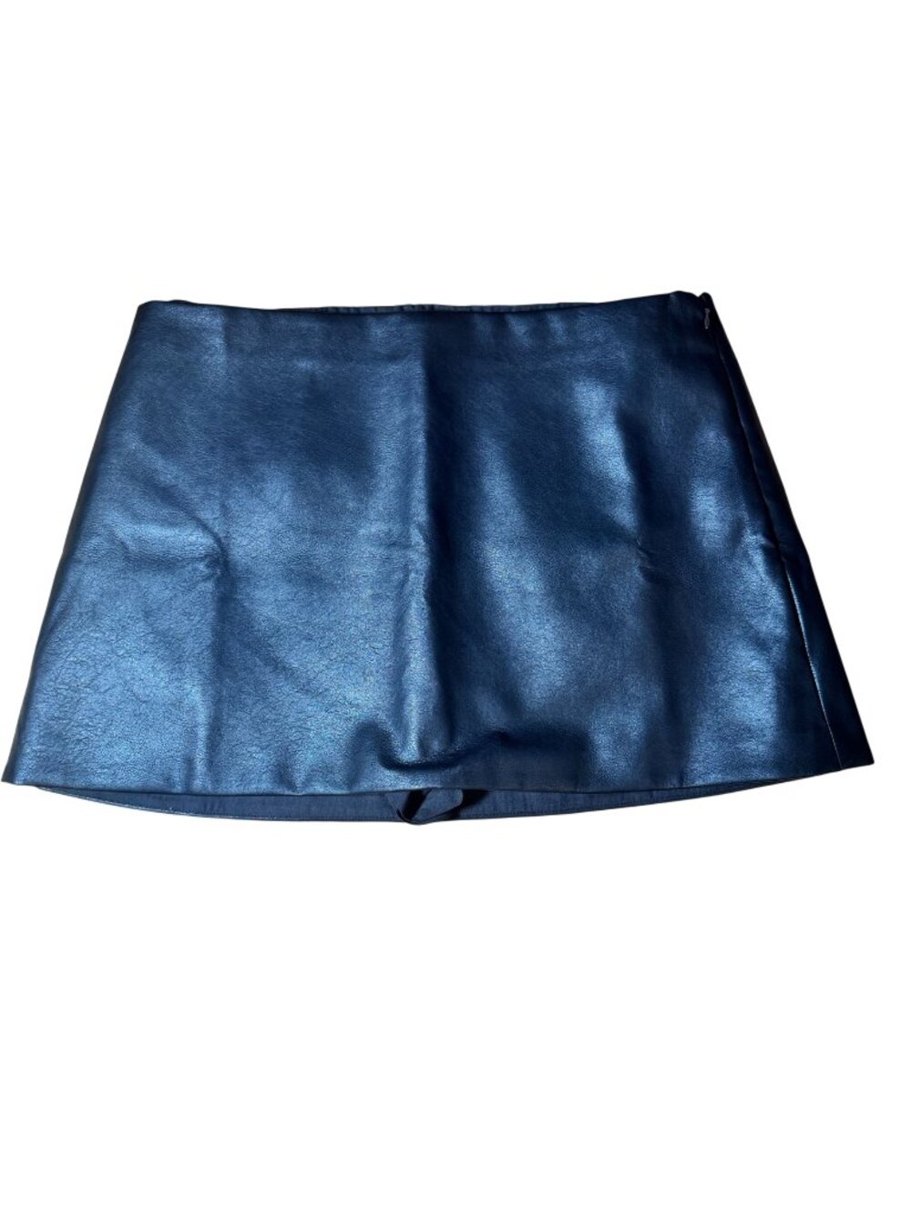 GAP Black Faux Leather Mini Skirt Women's Size Large New With Tags!